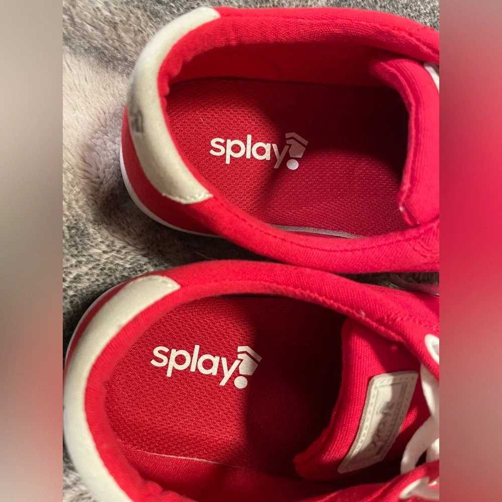 Splay Barefoot Canvas "Cardinal Red" Freestyle 2.0 Mens 8 / Womens 10 Worn Once! - Picture 7 of 9